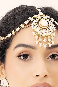 Gold Finish Mathapatti