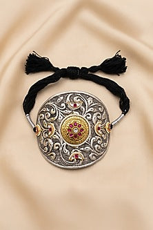 Gold Finish Kundan Polki Ruhani Armlet