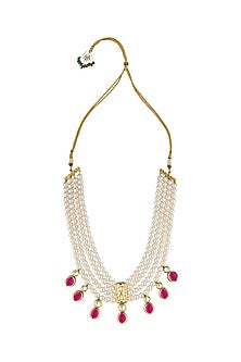Gold Finish Hydro Onyx Choker Necklace Set
