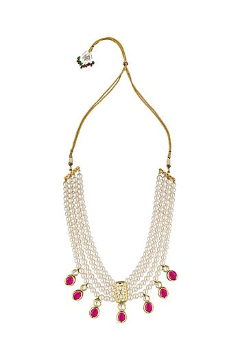 Gold Finish Hydro Onyx Choker Necklace Set