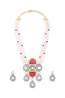 Black Rhodium Finish Handcrafted Necklace Set