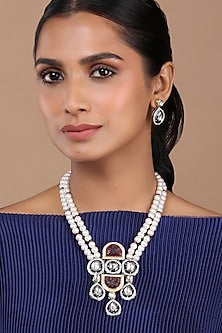 Black Rhodium Finish Handcrafted Necklace Set