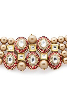 Gold Finish Swarovski Stone Bracelet