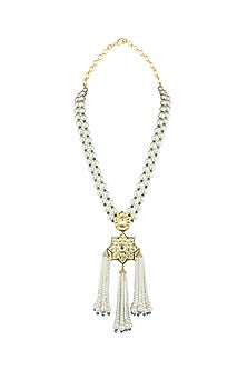 Gold Finish Swarovski Necklace