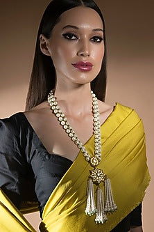 Gold Finish Swarovski Necklace