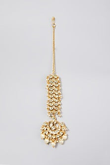 Gold Finish Maang Tikka