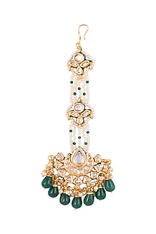 Gold Finish Chand Maang Tikka