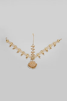 Gold Plated Chand Mathapatti