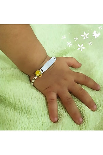 White Finish Tweety Bracelet Rakhi