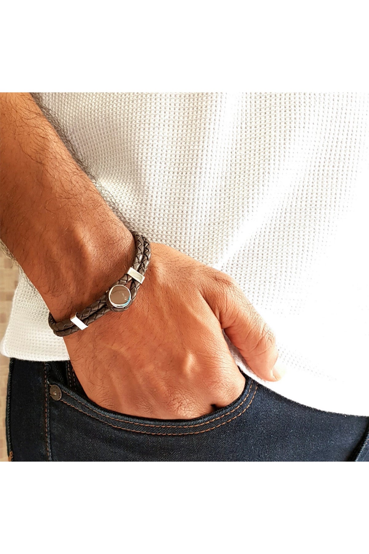 Classic Brown Bracelet Rakhi