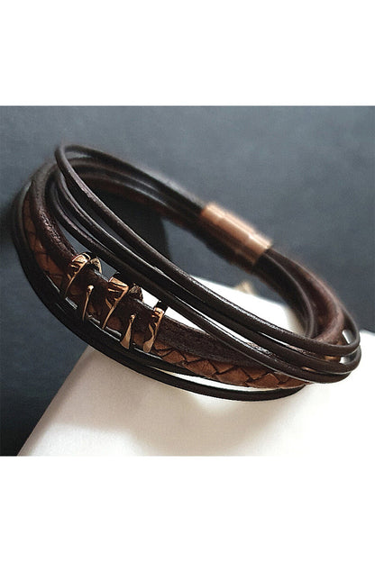 Rose Gold Finish Bracelet Rakhi With Multi-Strands