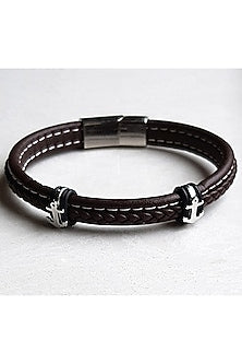 Classic Brown Anchor Bracelet Rakhi