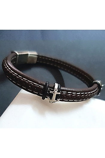 Classic Brown Anchor Bracelet Rakhi