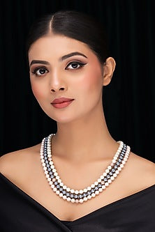 Multi-Colored Shell Pearl Long Necklace