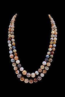 Multi-Colored Beaded Layered Necklace