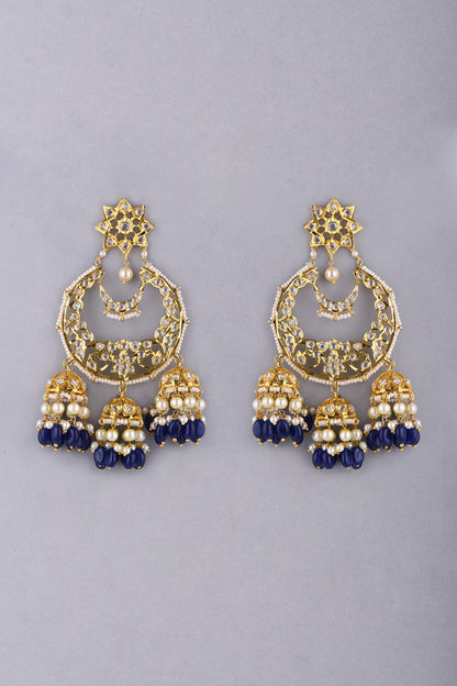 Gold Plated Chandbali Earrings