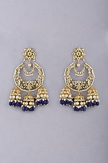 Gold Plated Chandbali Earrings