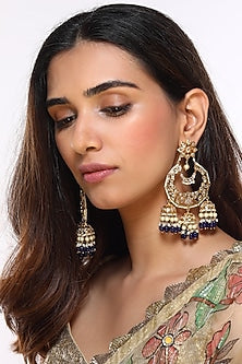 Gold Plated Chandbali Earrings