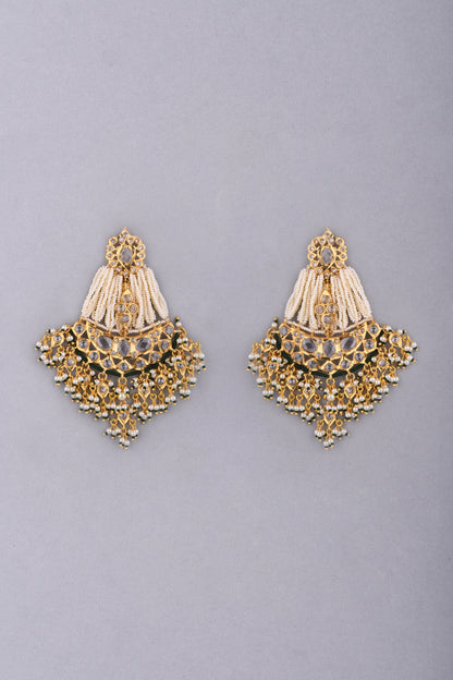 Gold Plated Chaandbali Earrings