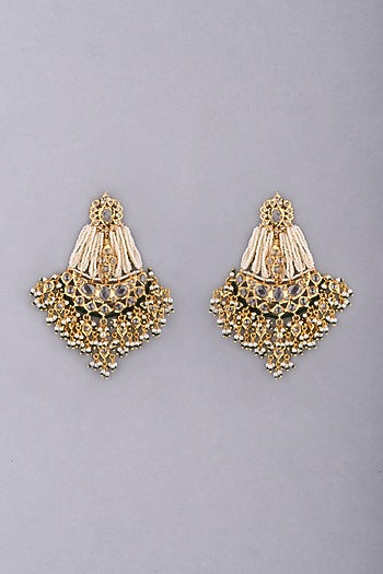 Gold Plated Chaandbali Earrings