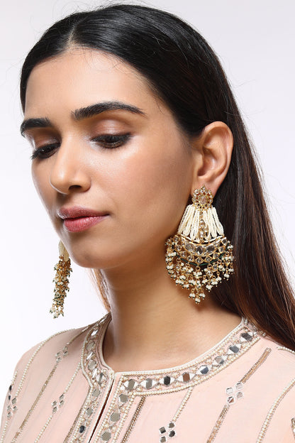 Gold Plated Chaandbali Earrings