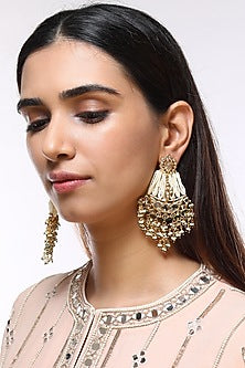 Gold Plated Chaandbali Earrings