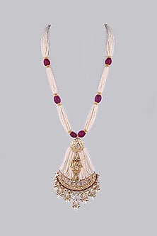 Gold Plated Pearl Necklace