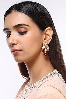 Gold Plated Tourmaline Earrings