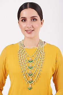 Gold Plated Beaded Necklace