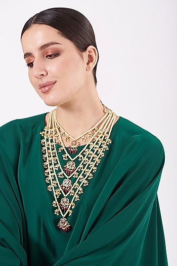 Gold Plated Layered Necklace