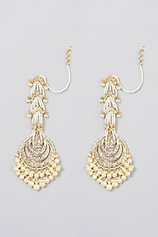 Gold Plated Chandbali Earrings