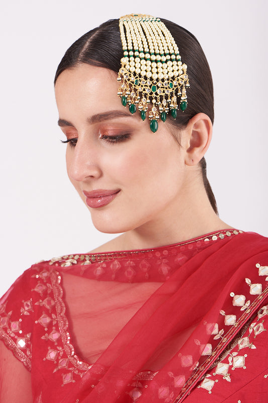 Gold Plated Beaded Pasa