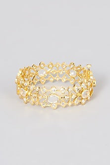 Gold Plated Agate Bangle