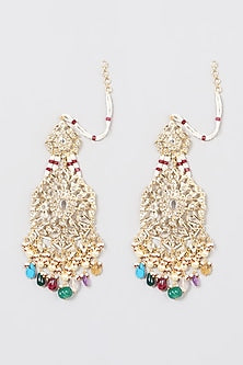 Gold Plated Chandbali Earrings