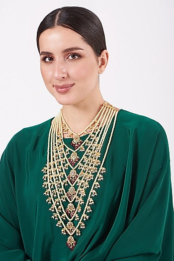 Gold Plated Layered Necklace
