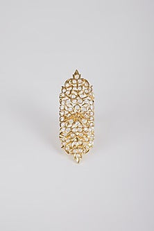 Gold Plated Adjustable Ring