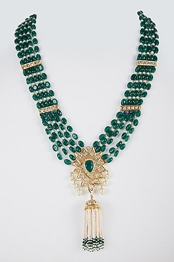 Gold Plated Pearl Necklace