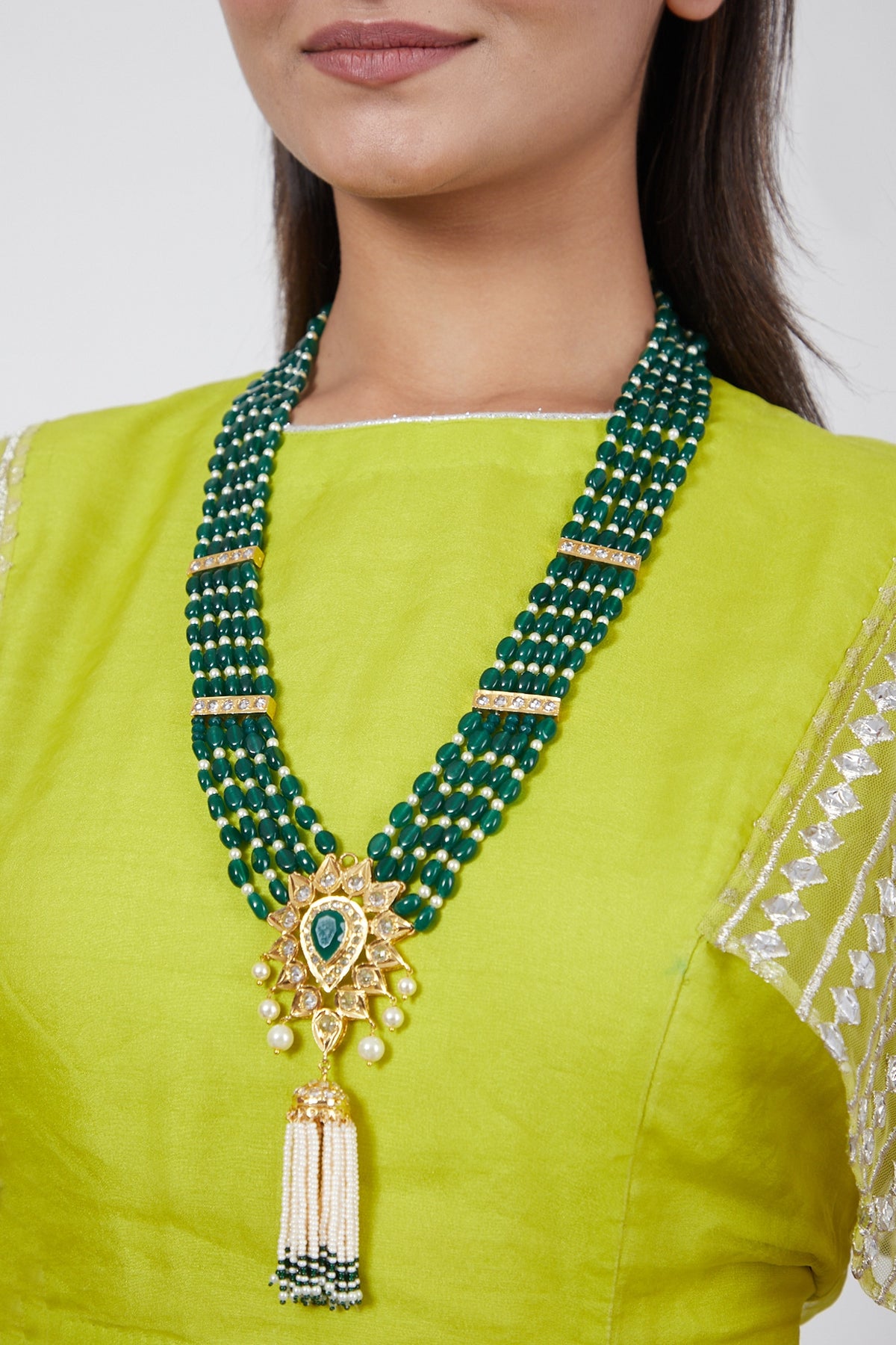 Gold Plated Pearl Necklace