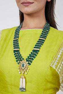 Gold Plated Pearl Necklace