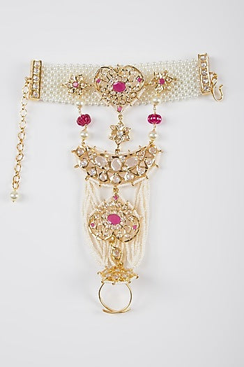 Gold Plated Pearls Bracelet