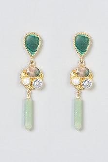 Gold Plated Pearl Earrings