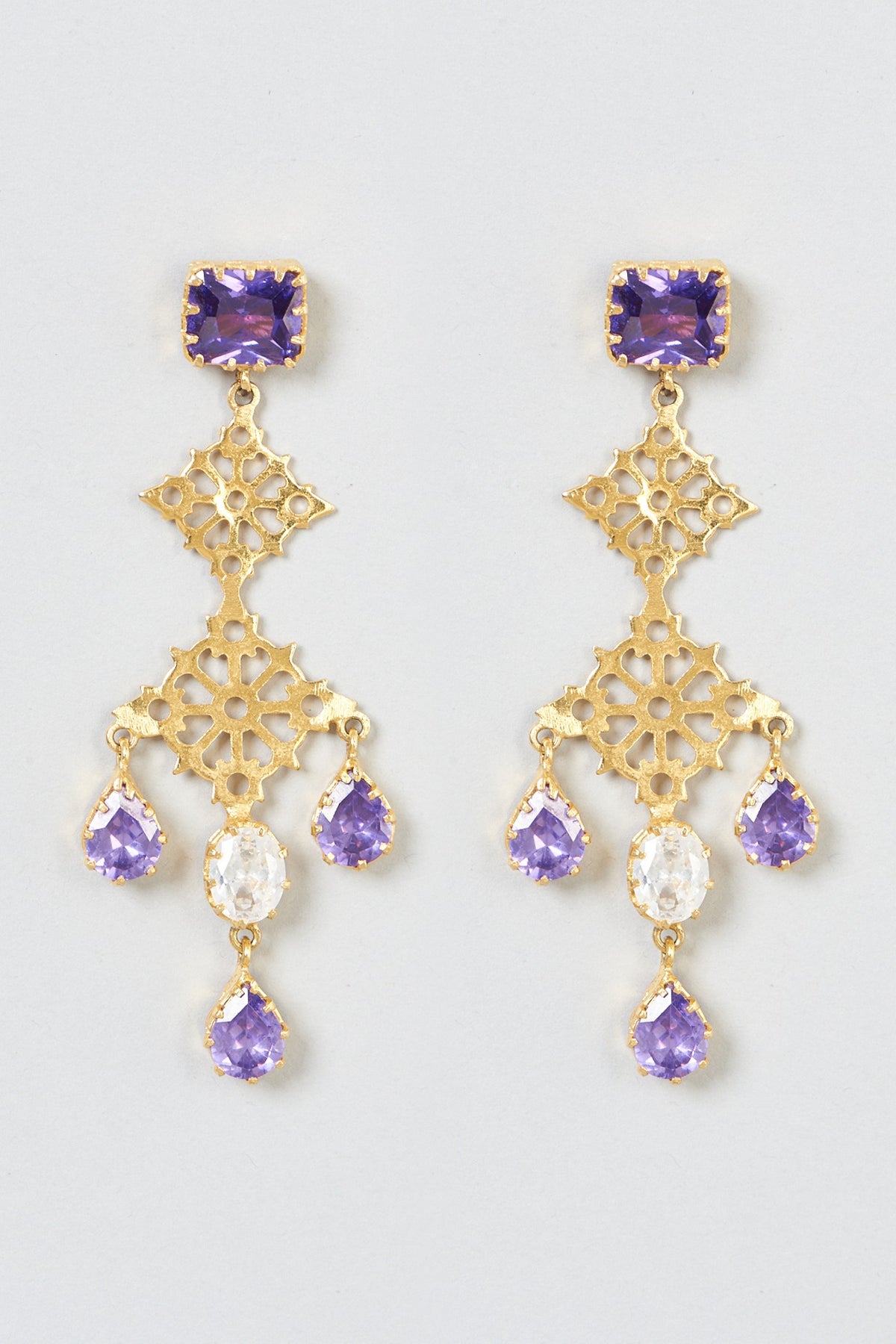 Gold Plated Dangler Earrings