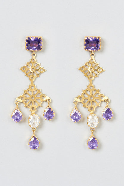 Gold Plated Dangler Earrings