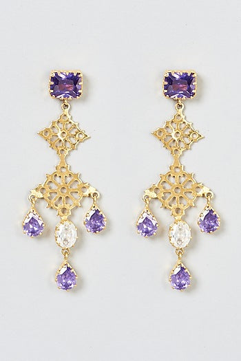 Gold Plated Dangler Earrings