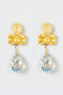 Gold Plated Brass Earrings