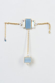 Gold Plated Agate Hand Harness