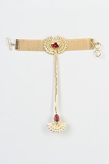 Gold Plated Crystal Hand Harness