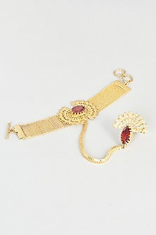 Gold Plated Crystal Hand Harness