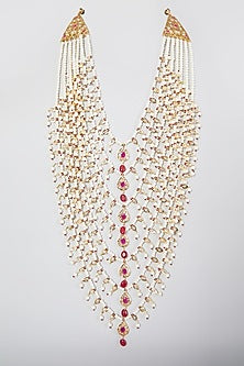Gold Plated Seven Layered Necklace
