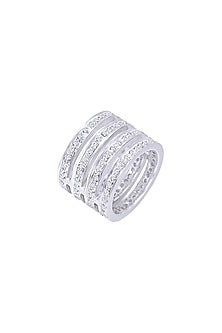 18 Kt White Gold Diamond Ring